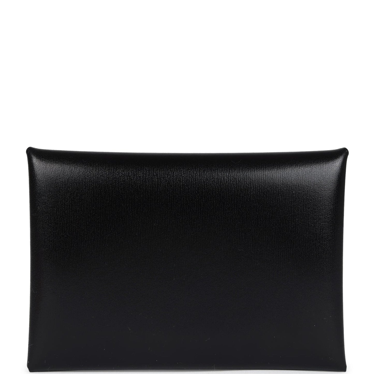 Hermes Calvi Duo Card Holder Black Box Palladium Hardware