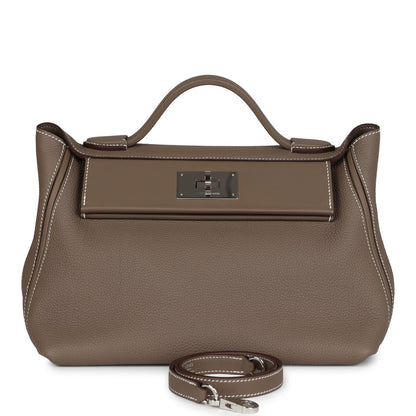 Hermes 24/24 29 Etoupe Maurice and Swift Palladium Hardware