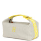 Hermes Bride A Brac Case PM Jaune Citron Plume Canvas Palladium Hardware