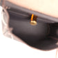 Hermes Herbag Zip 20 Mini Ebene Toile H Canvas and Vache Hunter Gold Hardware