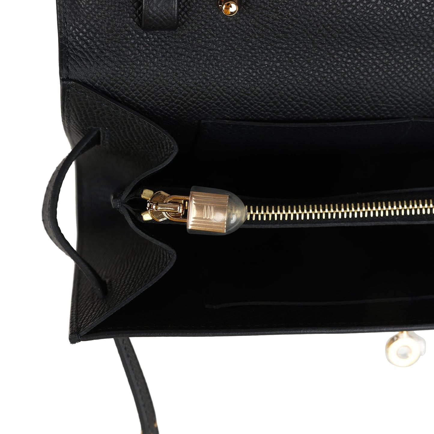 Hermes Kelly Wallet To Go Black Epsom Gold Hardware