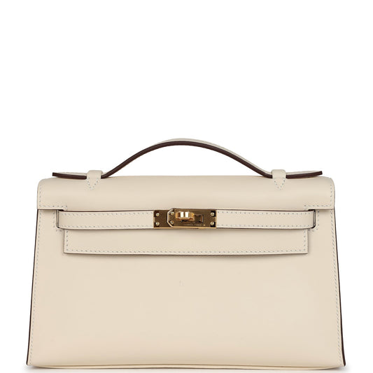 Hermes Kelly Pochette Nata Swift Gold Hardware