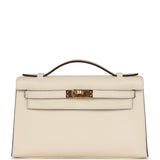 Hermes Kelly Pochette Nata Swift Gold Hardware