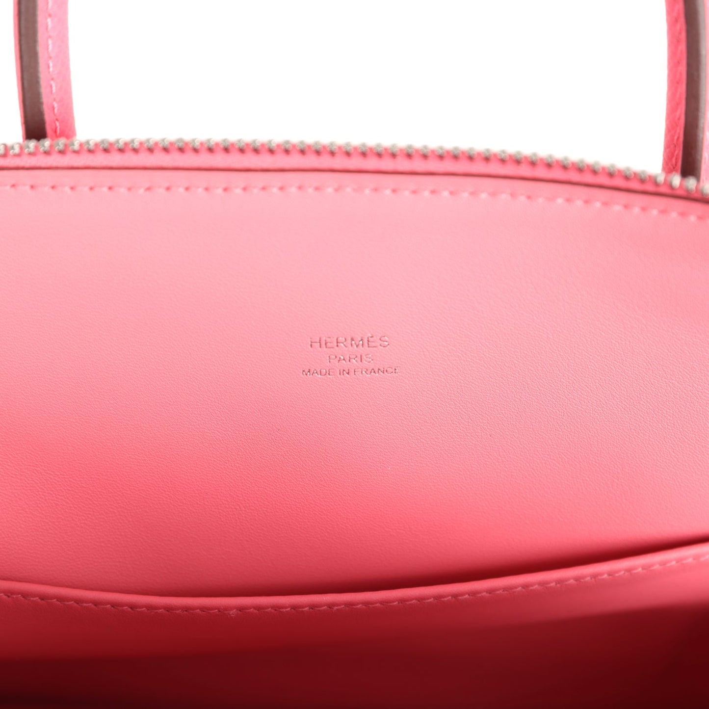 Hermes 1923 Bolide 25 Rose Azalee Epsom Palladium Hardware