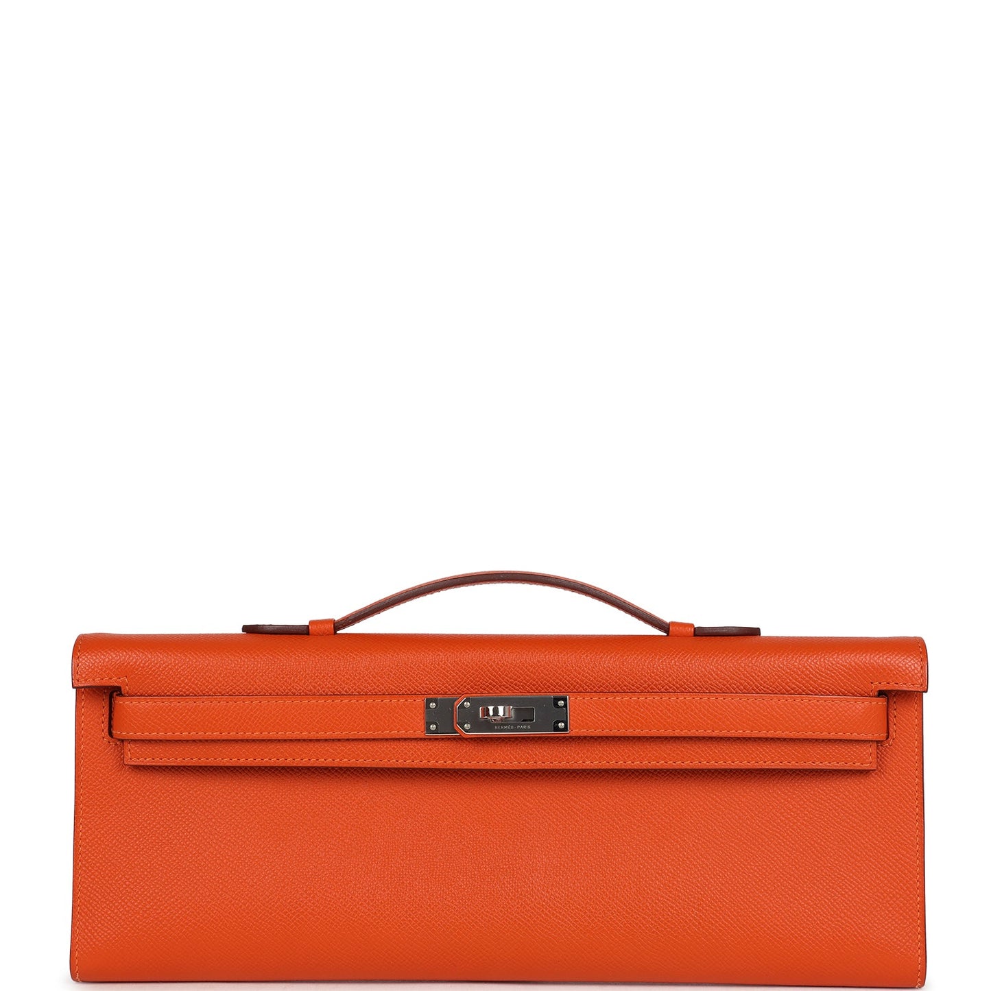 Hermes Kelly Cut Feu Epsom Palladium Hardware