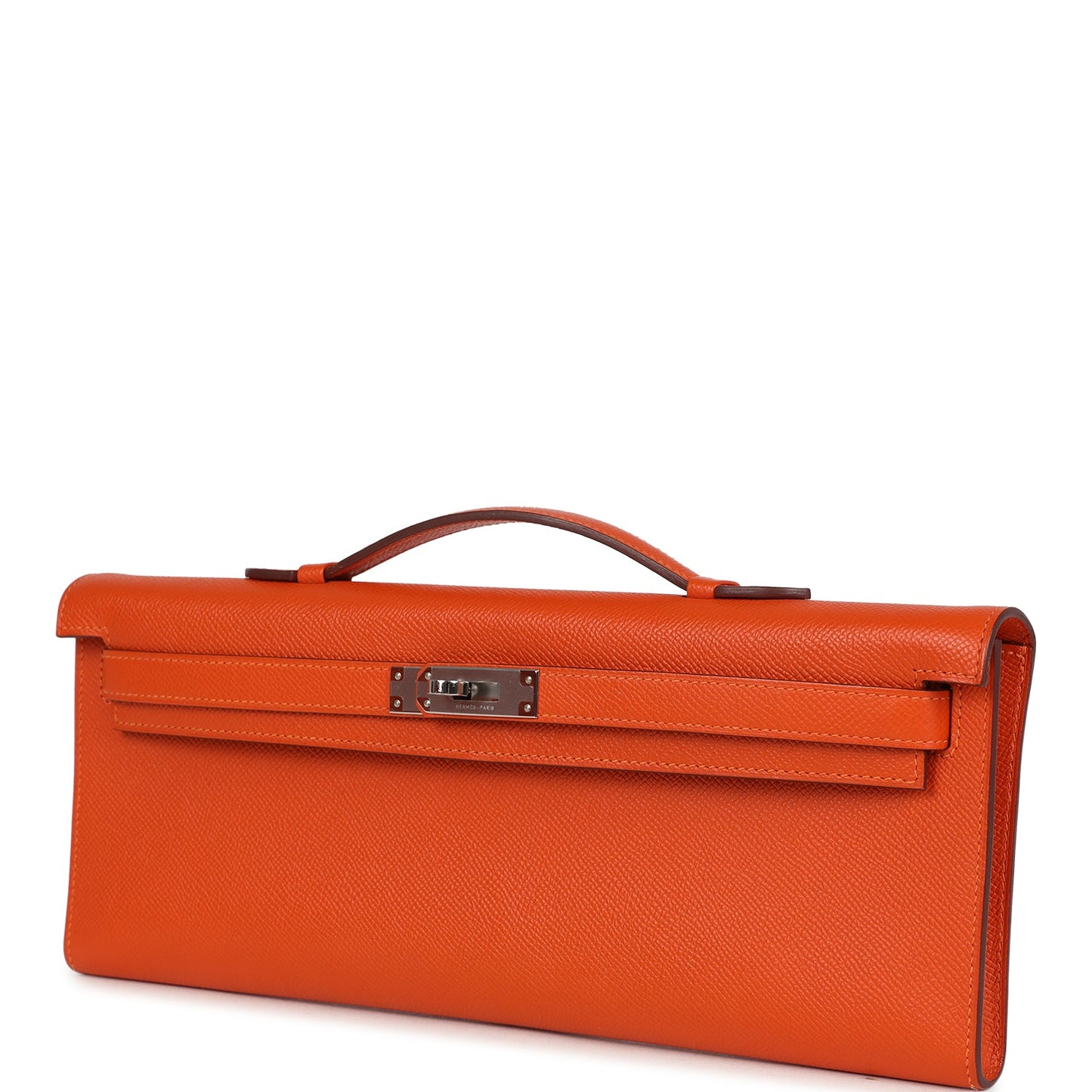 Hermes Kelly Cut Feu Epsom Palladium Hardware