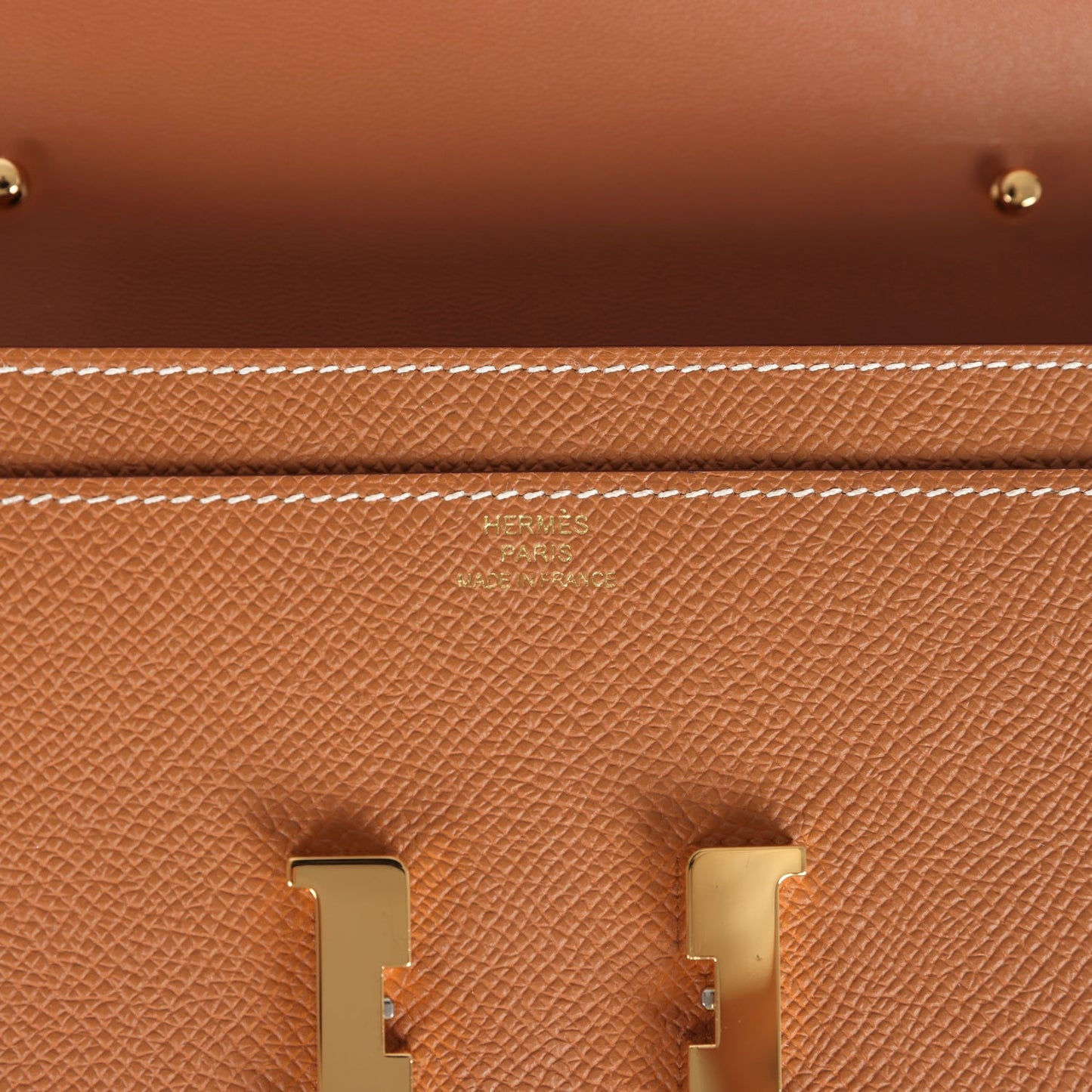 Hermes Constance Wallet To Go Gold Epsom Gold Hardware