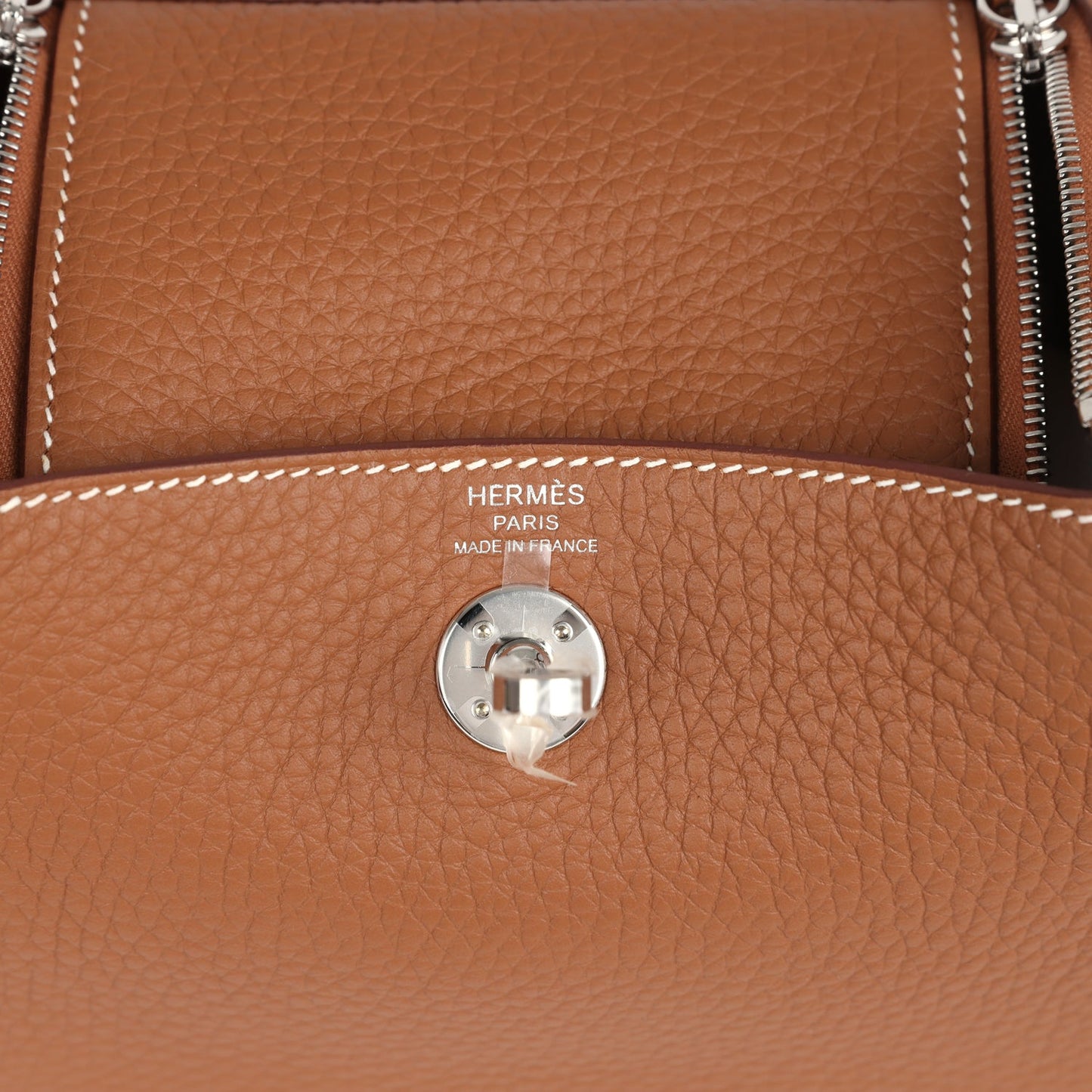 Hermes Mini Lindy II Gold Clemence Palladium Hardware