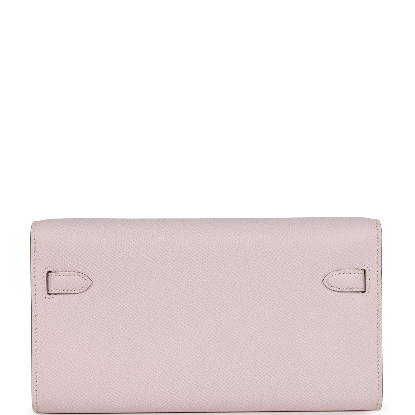 Hermes Kelly Wallet To Go Mauve Pale Epsom Palladium Hardware