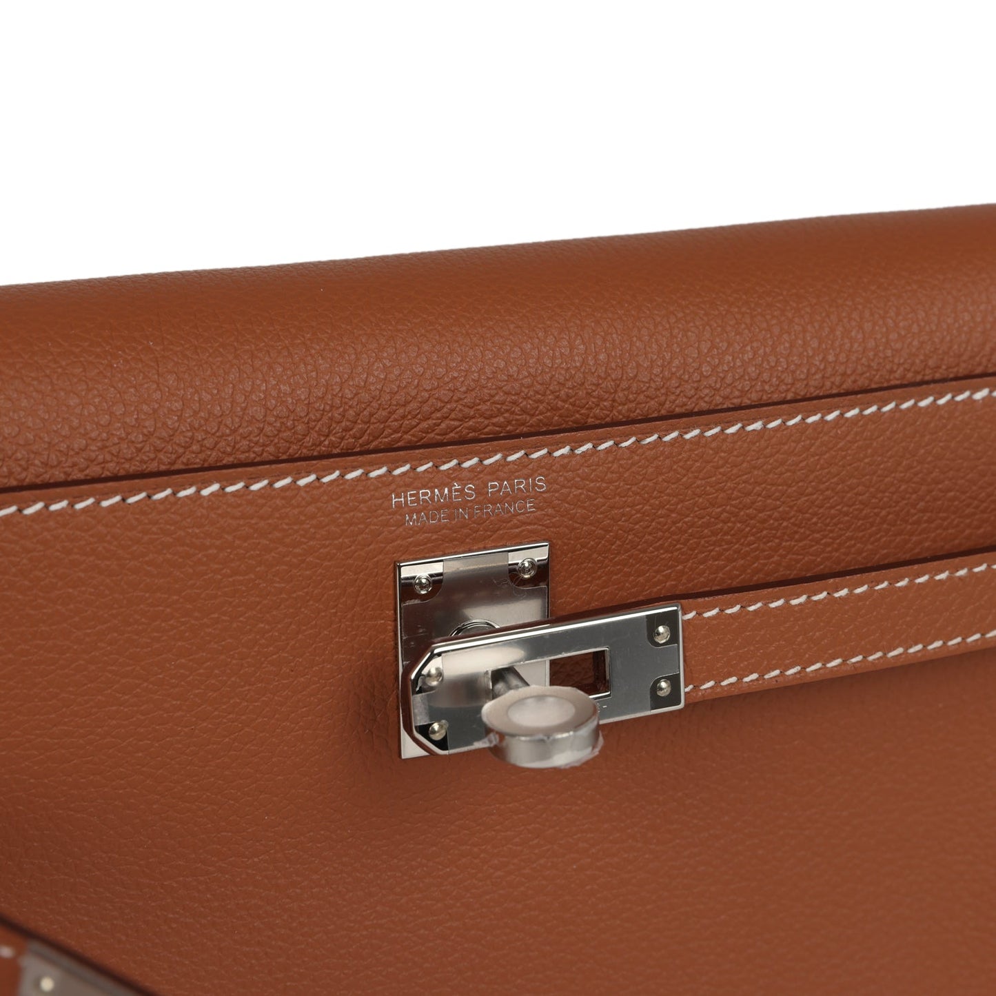 Hermes Kelly Danse Gold Evercolor Verso Palladium Hardware