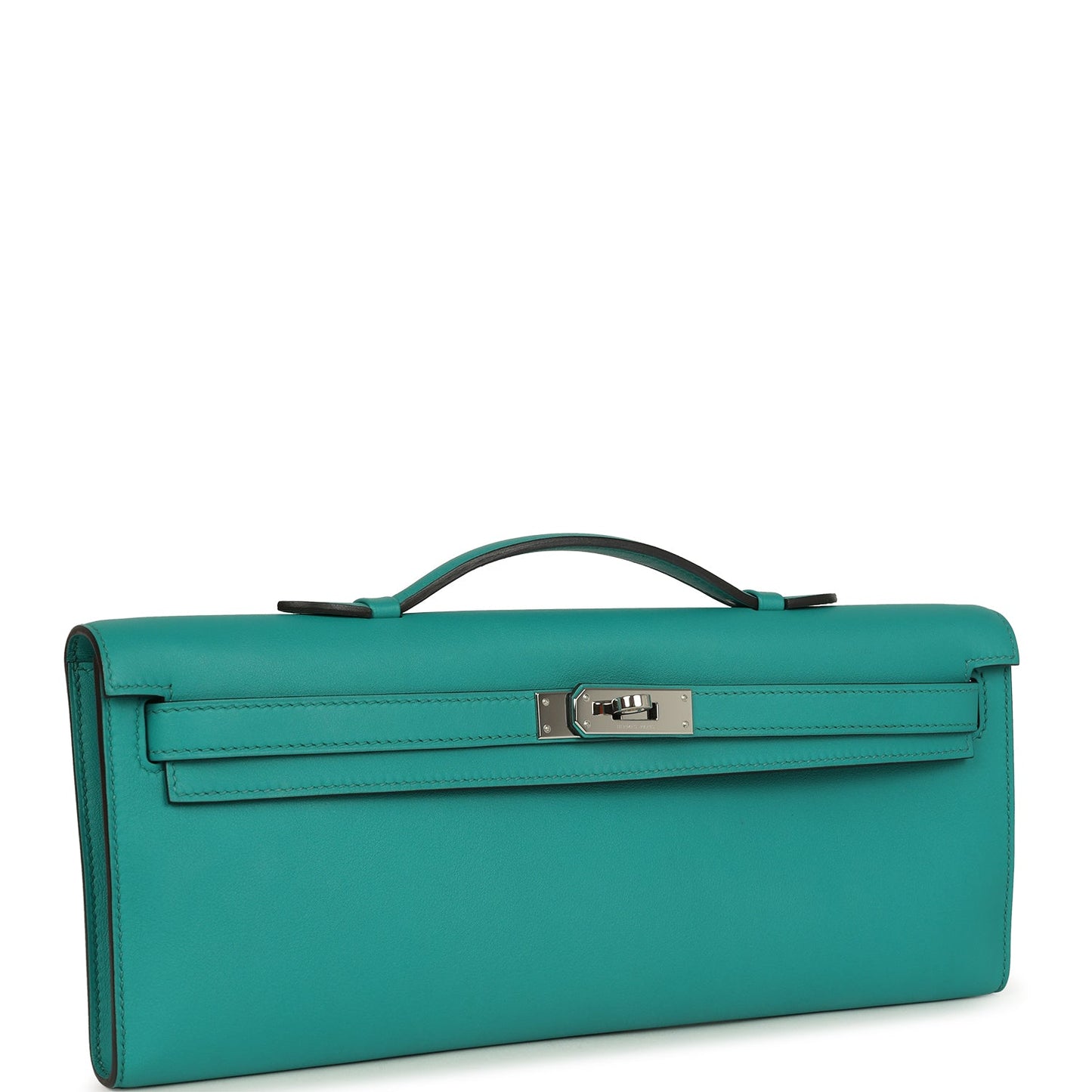Hermes Kelly Cut Vert Verone Swift Palladium Hardware