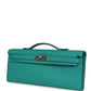 Hermes Kelly Cut Vert Verone Swift Palladium Hardware