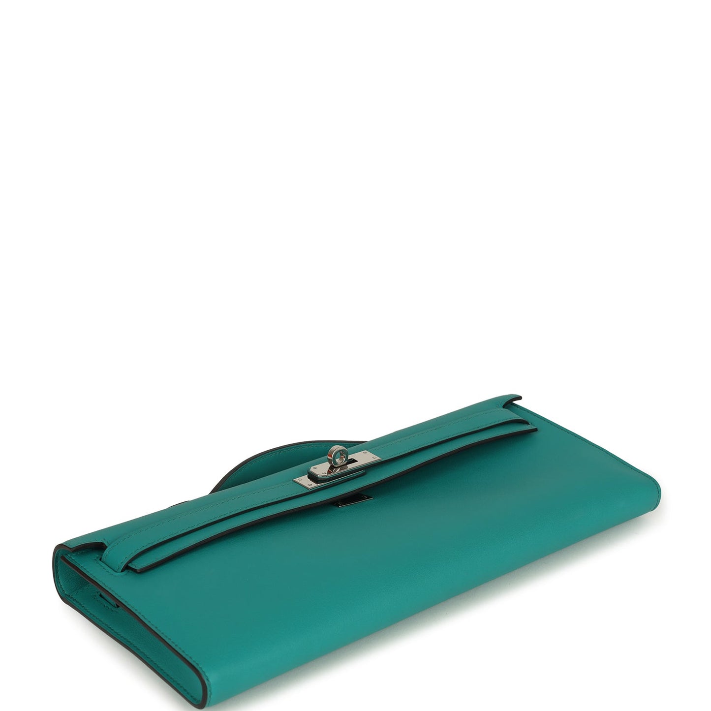 Hermes Kelly Cut Vert Verone Swift Palladium Hardware