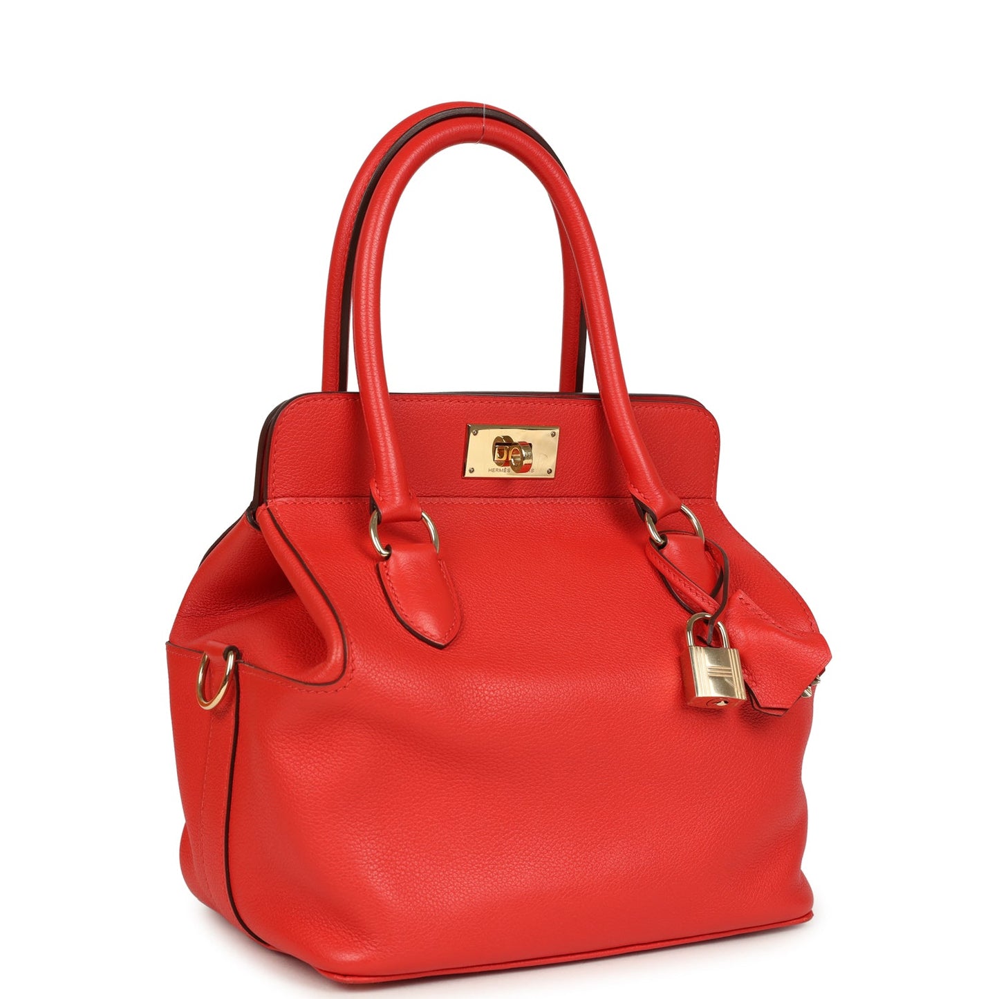 Hermes Sac Toolbox 20 Rouge Tomate Evercolor Gold Hardware
