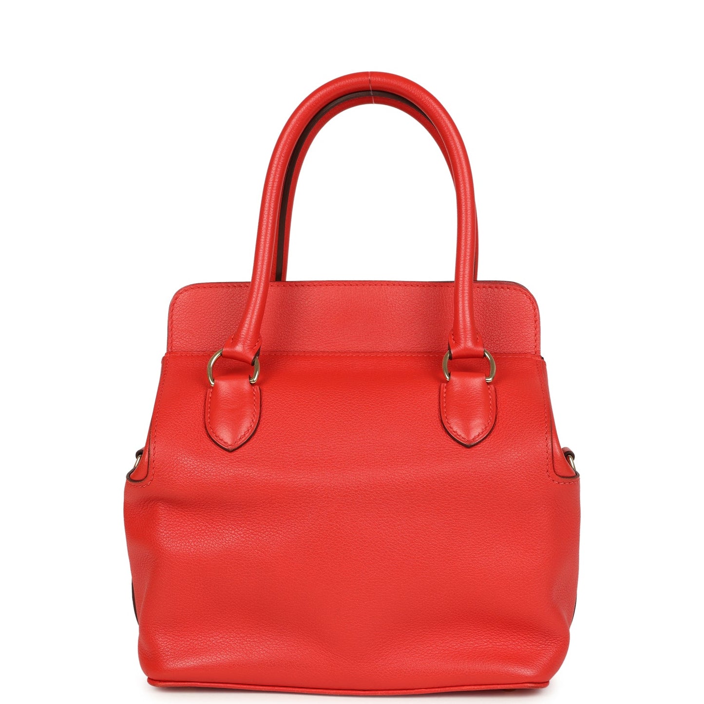 Hermes Sac Toolbox 20 Rouge Tomate Evercolor Gold Hardware