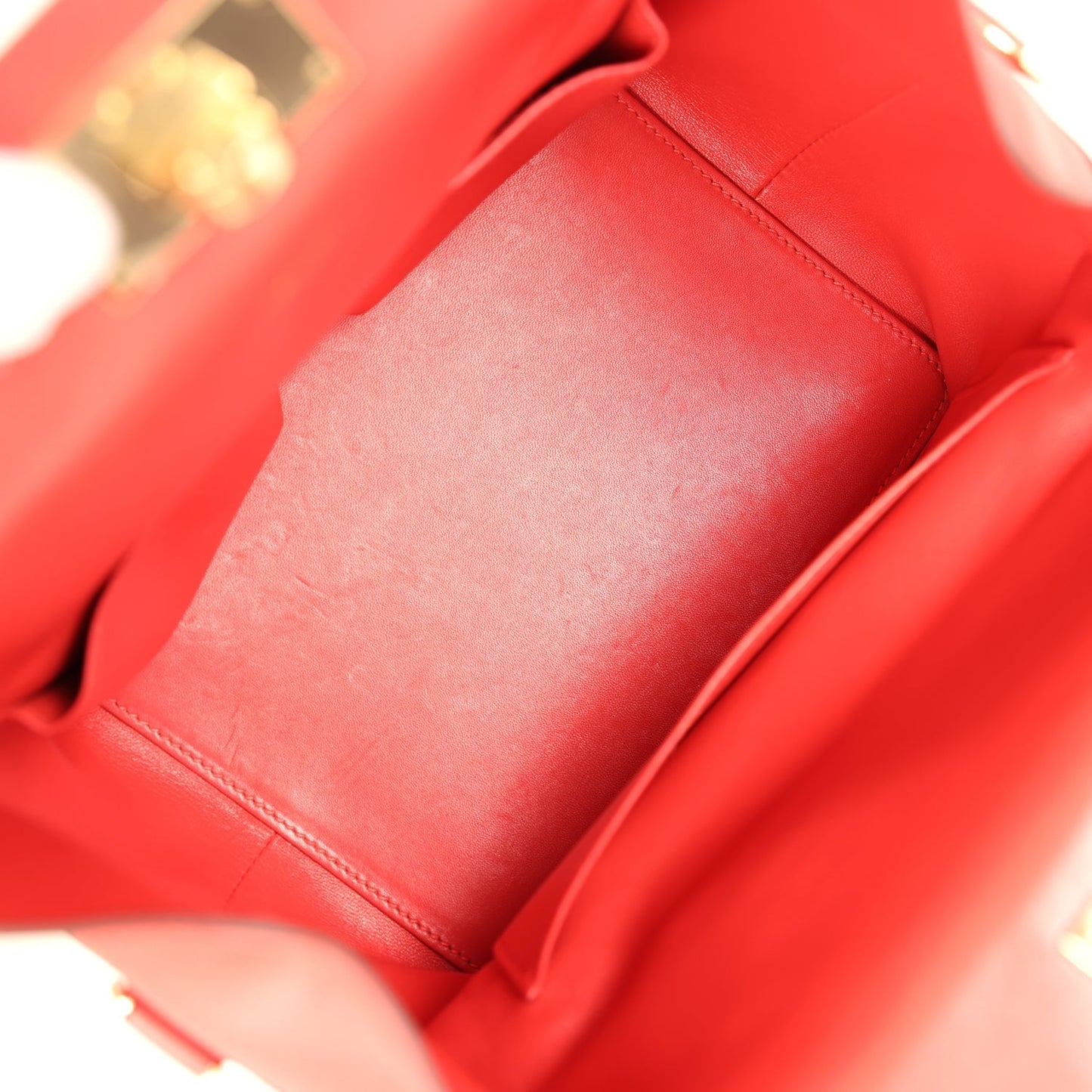 Hermes Sac Toolbox 20 Rouge Tomate Evercolor Gold Hardware