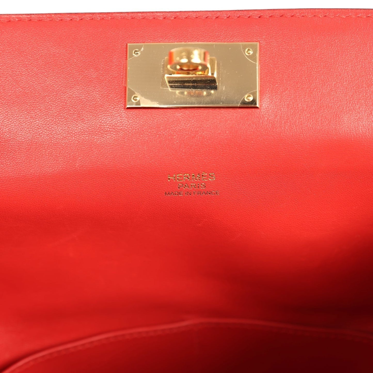 Hermes Sac Toolbox 20 Rouge Tomate Evercolor Gold Hardware