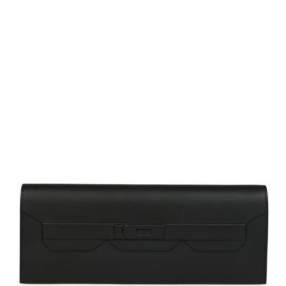 Hermes Shadow Kelly Cut Black Swift