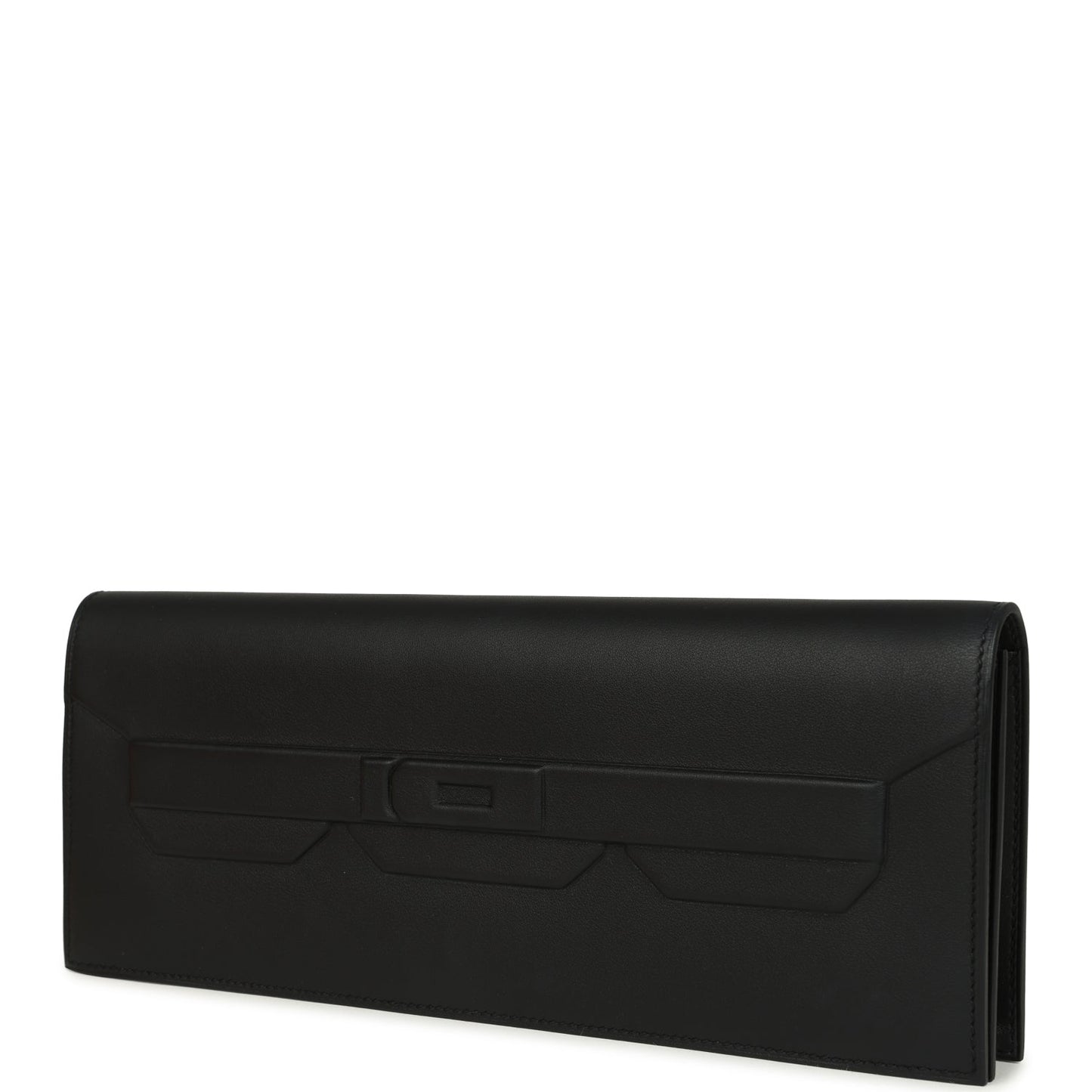 Hermes Shadow Kelly Cut Black Swift