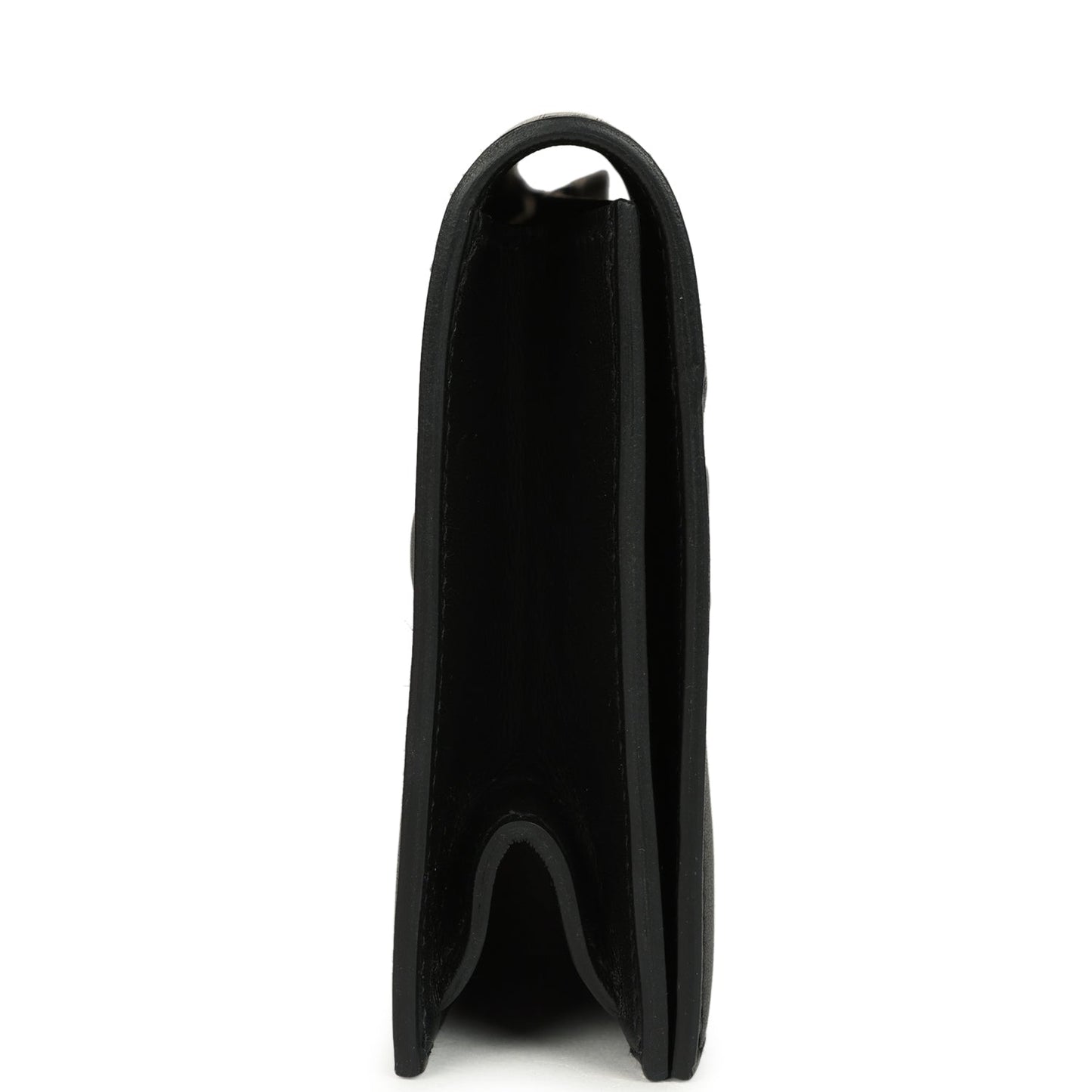 Hermes Shadow Kelly Cut Black Swift