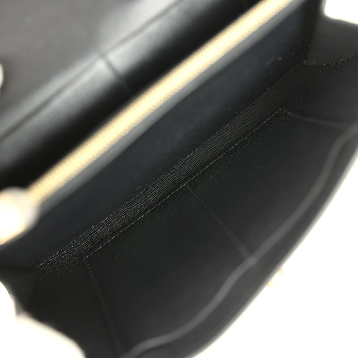Hermes Kelly Wallet To Go Black Shiny Alligator Gold Hardware