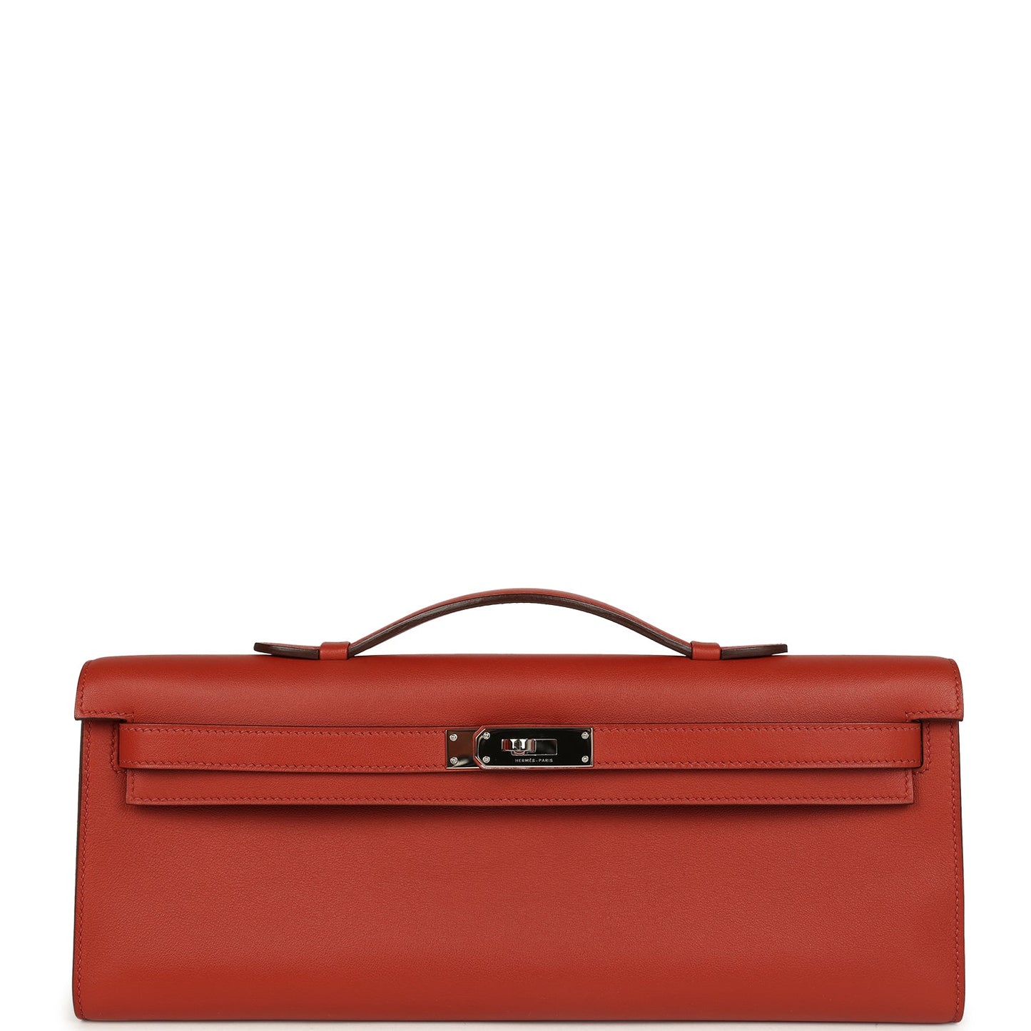 Hermes Kelly Cut Brique Swift Palladium Hardware