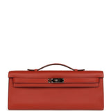 Hermes Kelly Cut Brique Swift Palladium Hardware