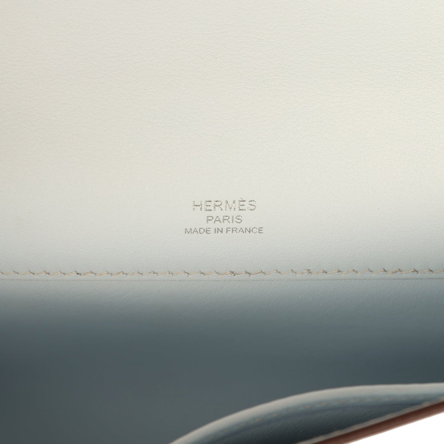 Hermes Kelly Cut Bleu Brume Swift Palladium Hardware