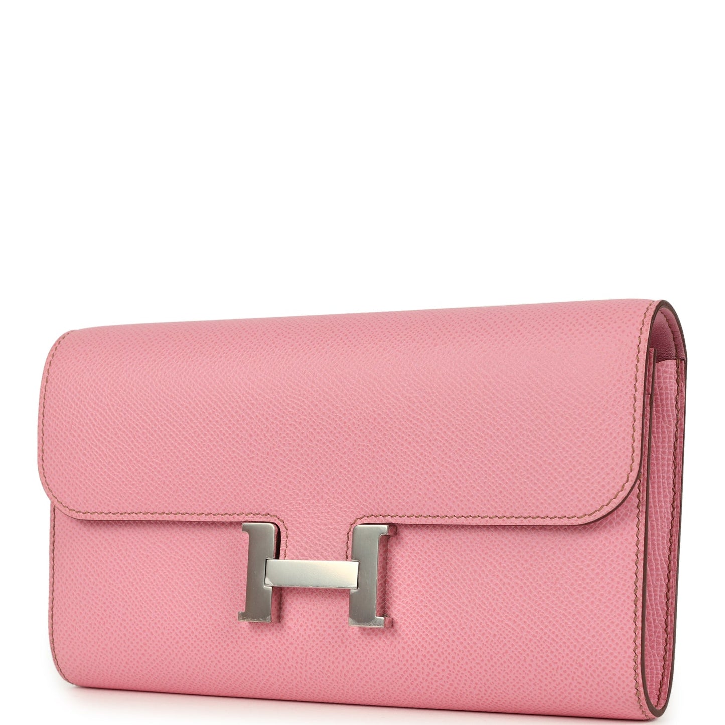 Hermes Constance Wallet To Go Bubblegum Epsom Palladium Hardware