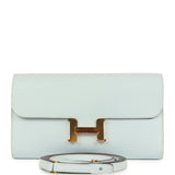 Hermes Constance Wallet To Go Bleu Brume Epsom Gold Hardware