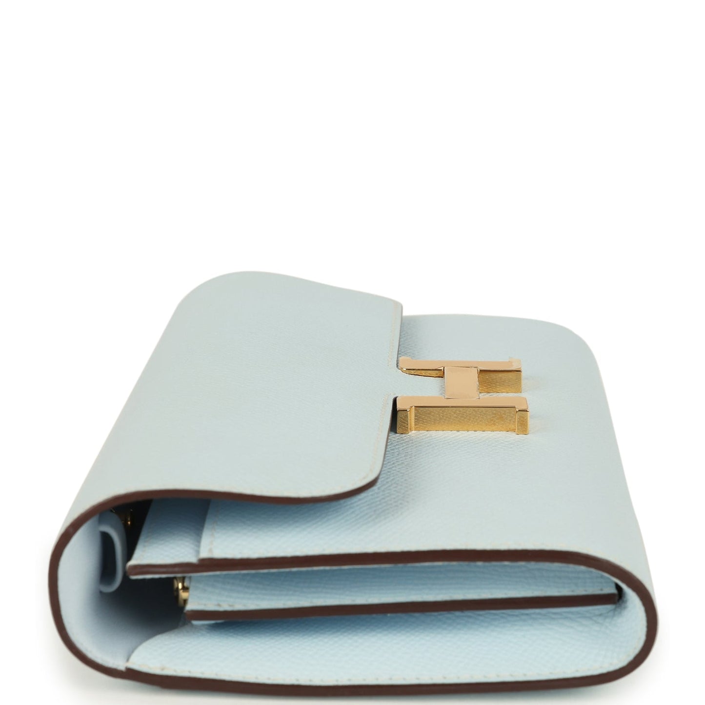 Hermes Constance Wallet To Go Bleu Brume Epsom Gold Hardware
