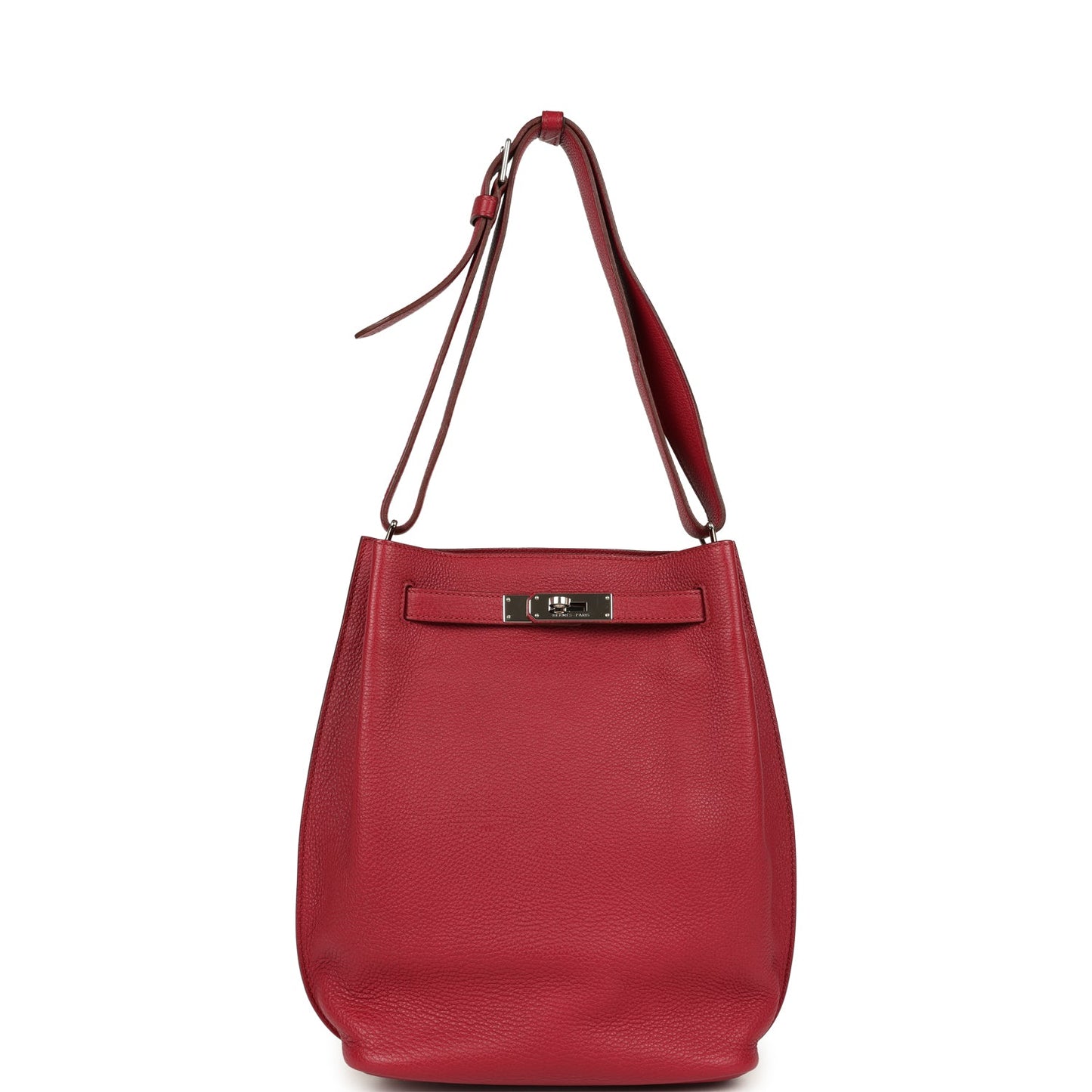 Hermes So Kelly 22 Rubis Togo Palladium Hardware