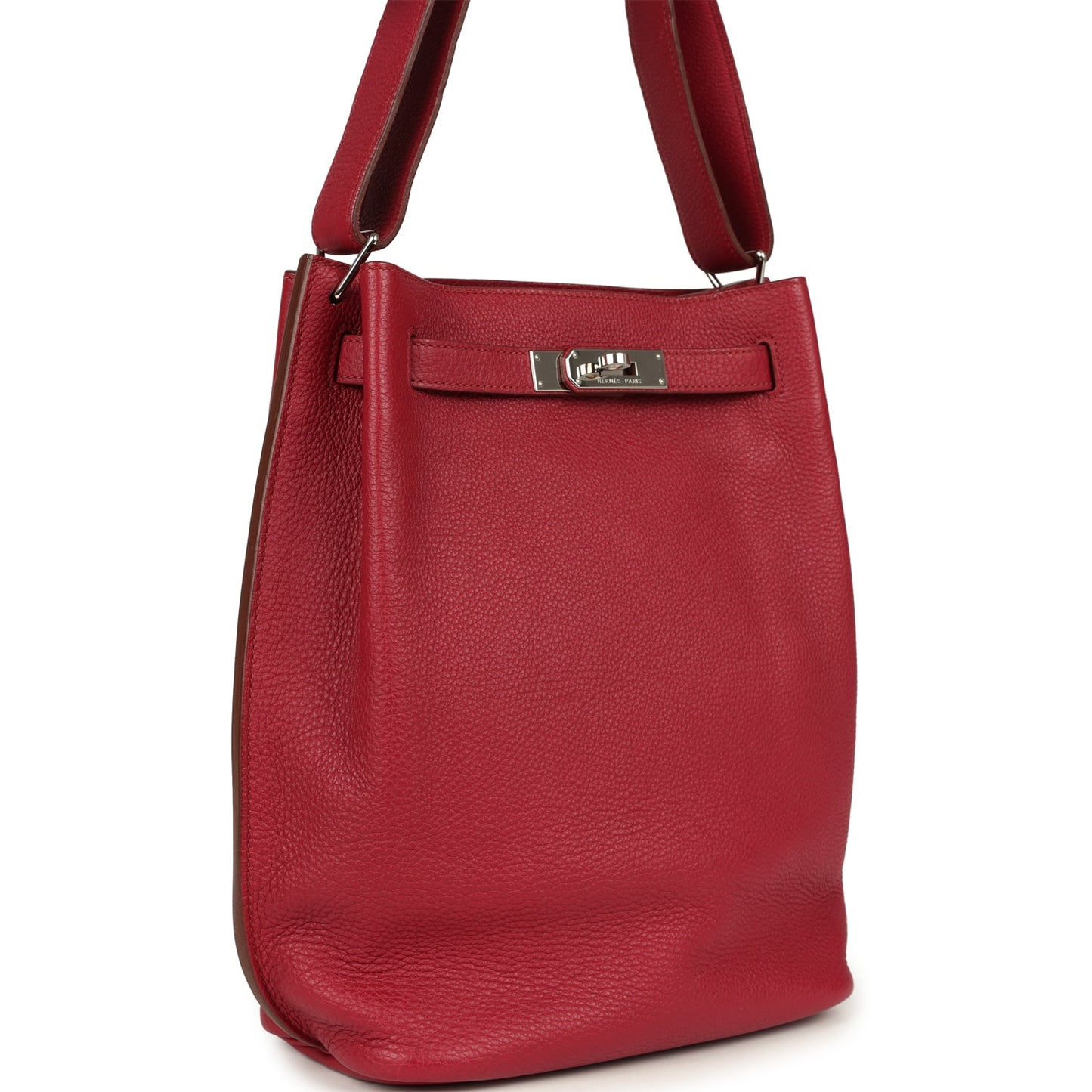 Hermes So Kelly 22 Rubis Togo Palladium Hardware