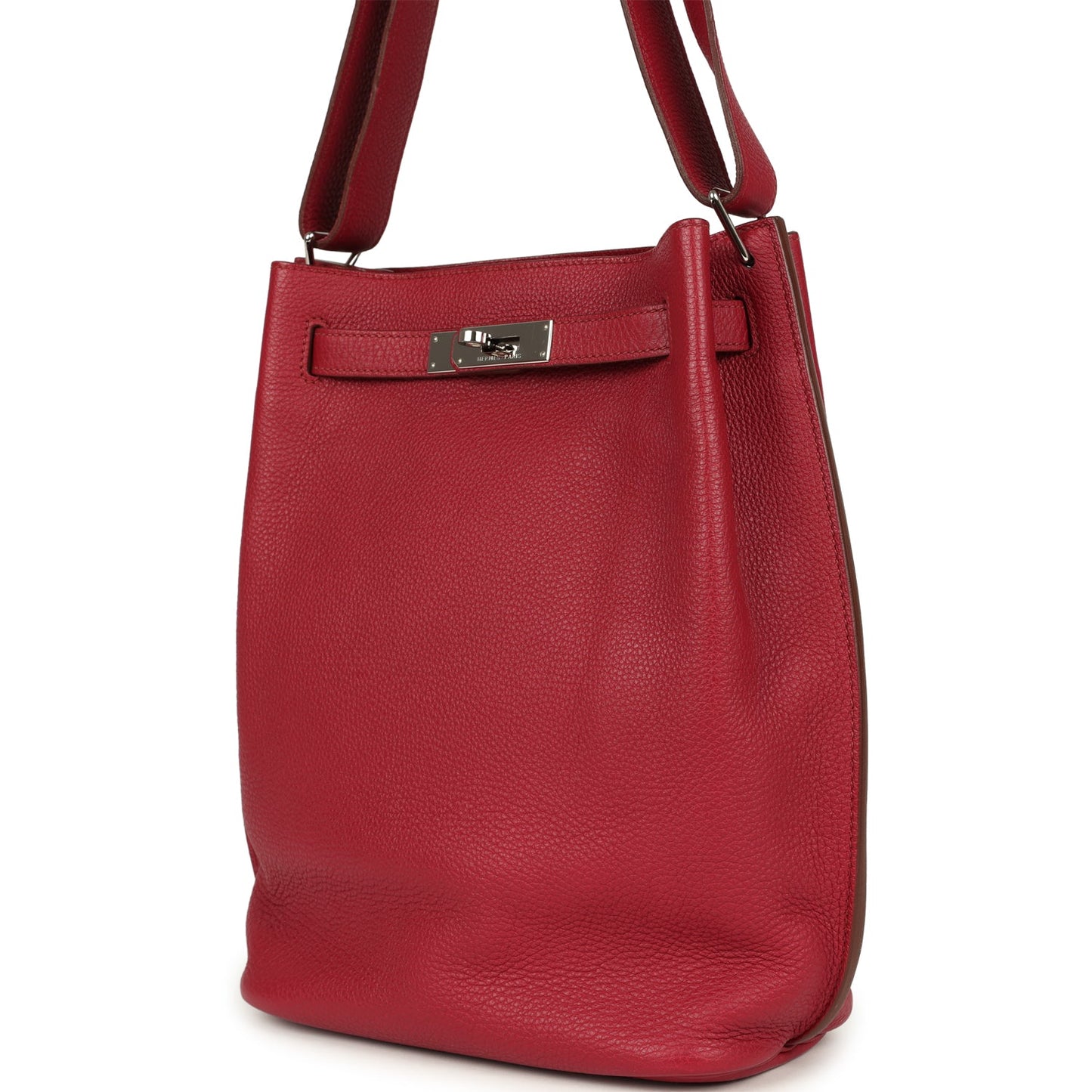 Hermes So Kelly 22 Rubis Togo Palladium Hardware