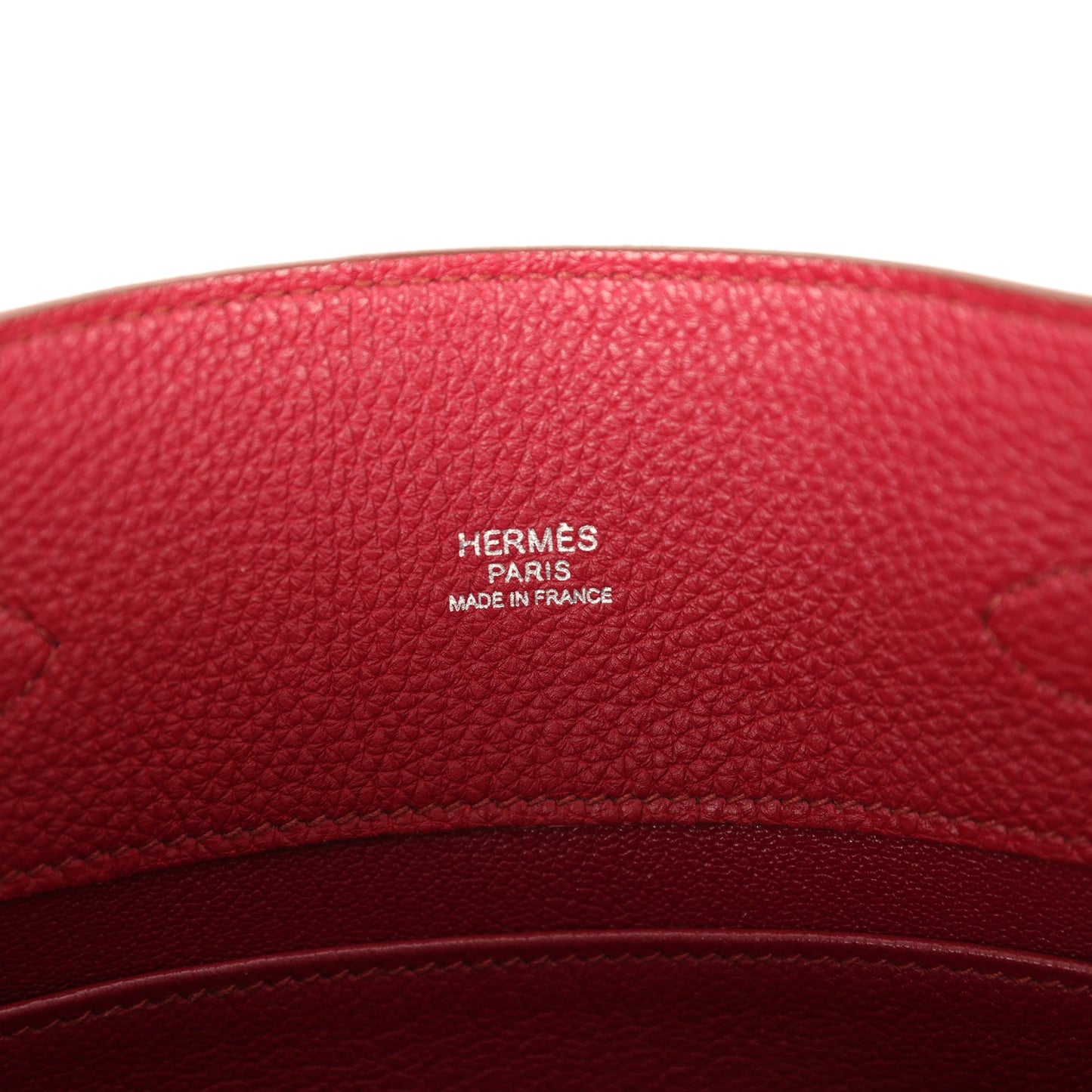 Hermes So Kelly 22 Rubis Togo Palladium Hardware