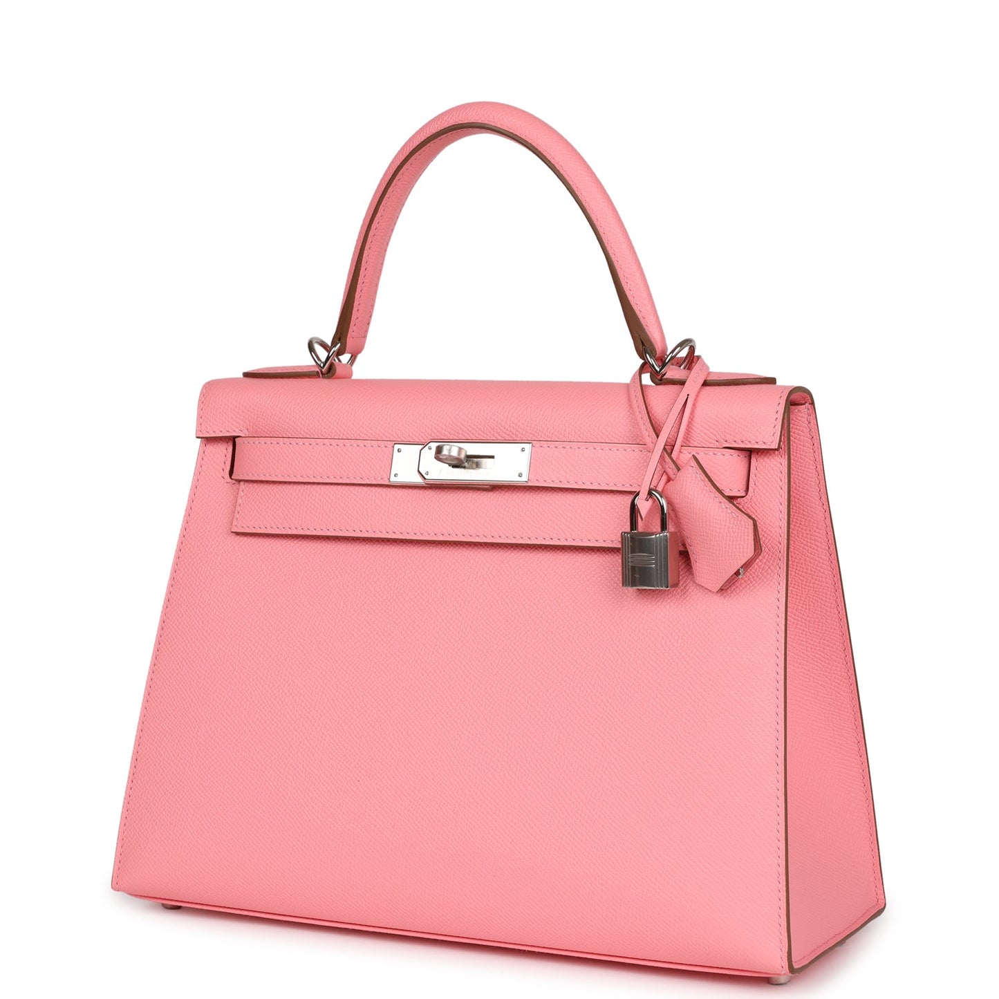 Hermes Kelly Sellier 28 Rose Confetti Epsom Palladium Hardware