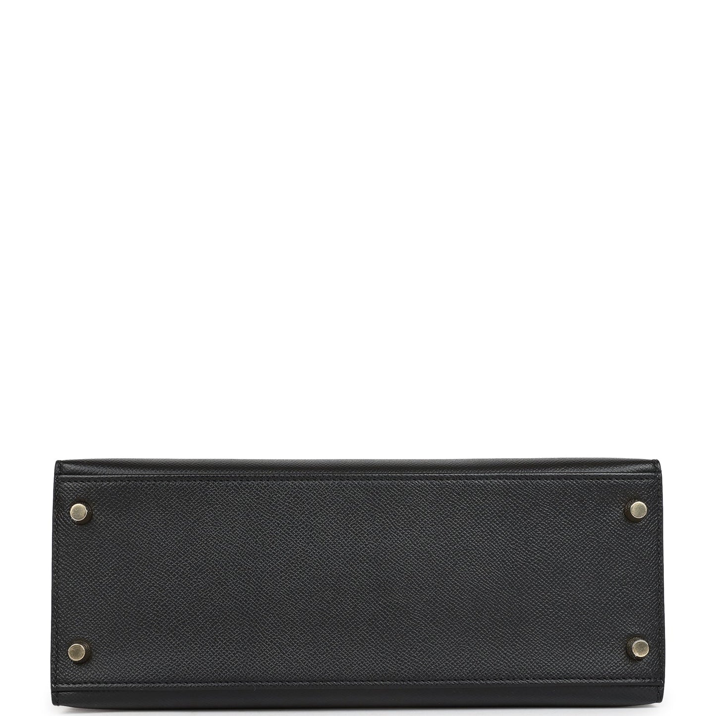 Hermes Kelly Sellier 28 Black Epsom Gold Hardware