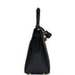 New Hermes Kelly Sellier 28 Black Epsom Gold Hardware