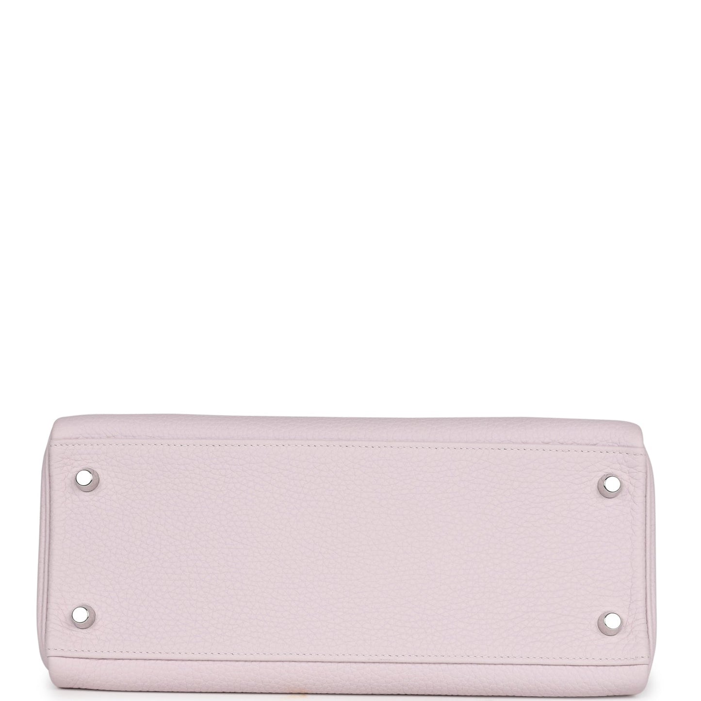 New Hermes Kelly Retourne 28 Mauve Pale Clemence Palladium Hardware