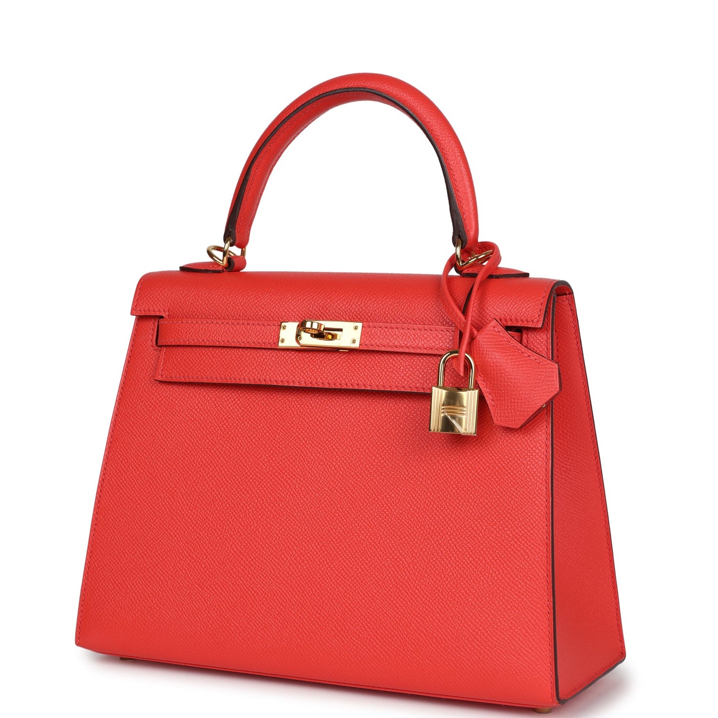 Pre-owned Hermes Kelly Sellier 25 Rose Jaipur Epsom Gold Hardware - Payment 1