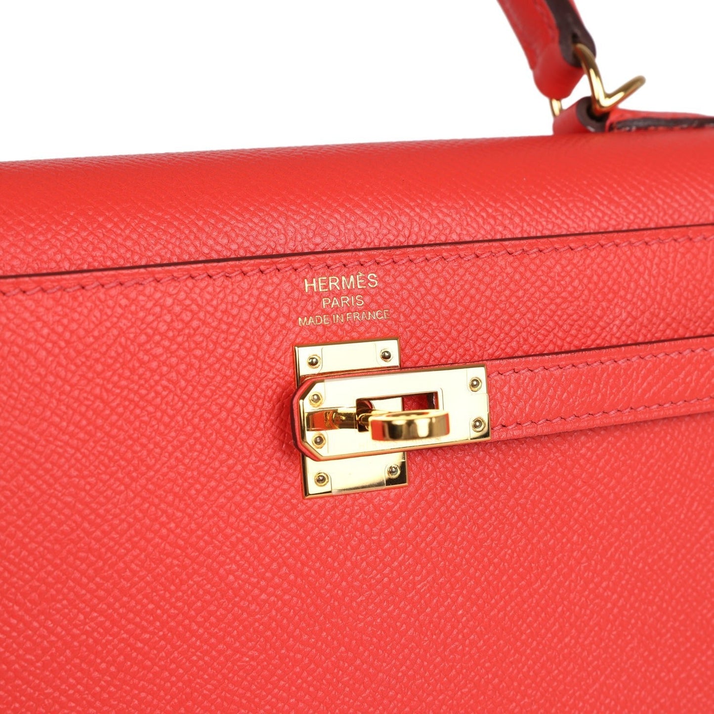 Pre-owned Hermes Kelly Sellier 25 Rose Jaipur Epsom Gold Hardware - Payment 2