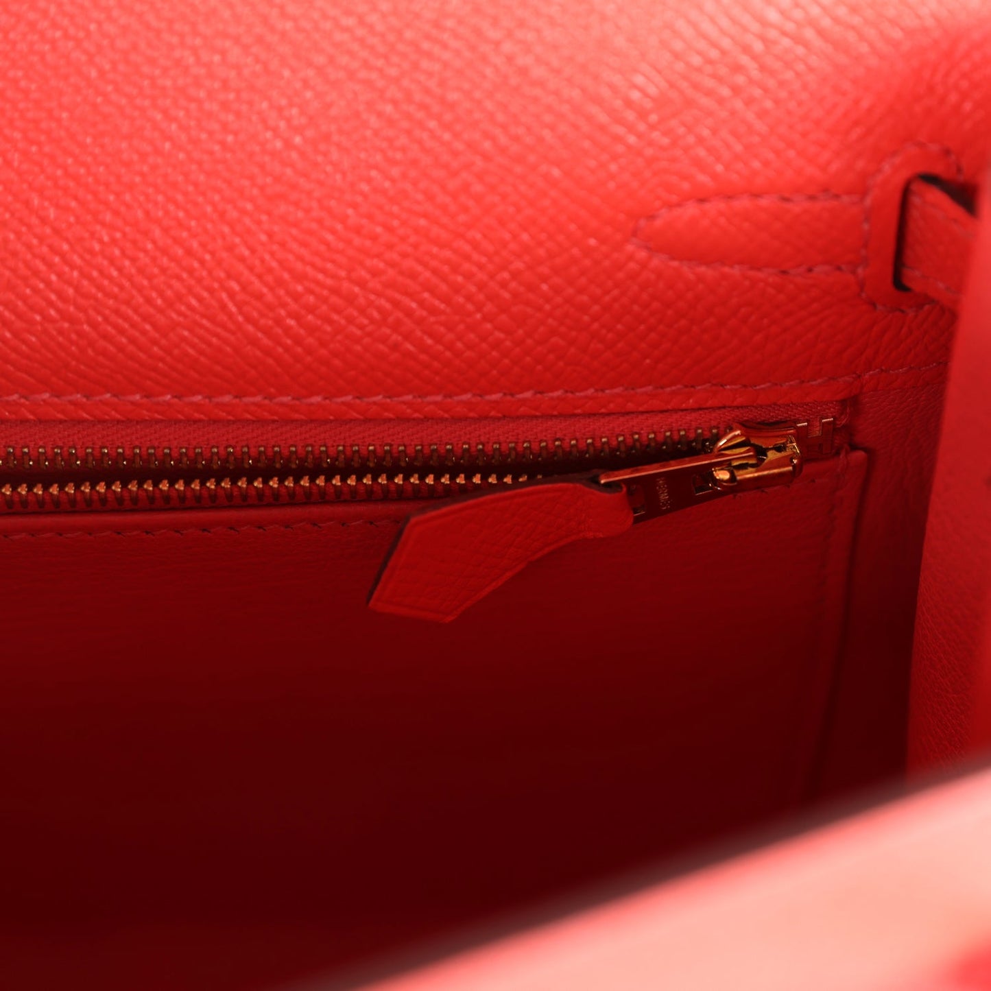 Pre-owned Hermes Kelly Sellier 25 Rose Jaipur Epsom Gold Hardware - Payment 2