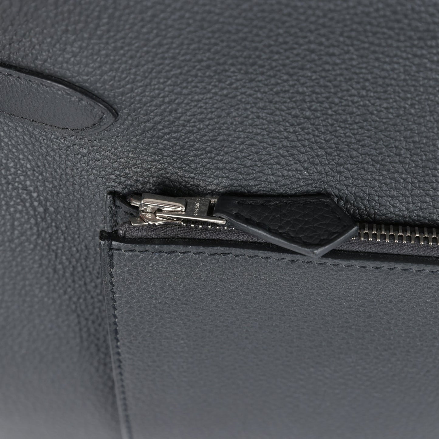 Hermes Kelly 42 Maxi Plomb Togo Palladium Hardware