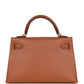 Hermes Kelly Sellier 20 Gold Madame and Matte Alligator Touch Gold Hardware