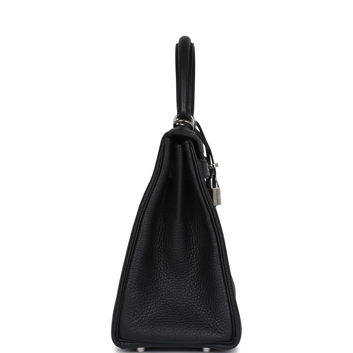 New Hermes Kelly Retourne 28 Black Togo Palladium Hardware