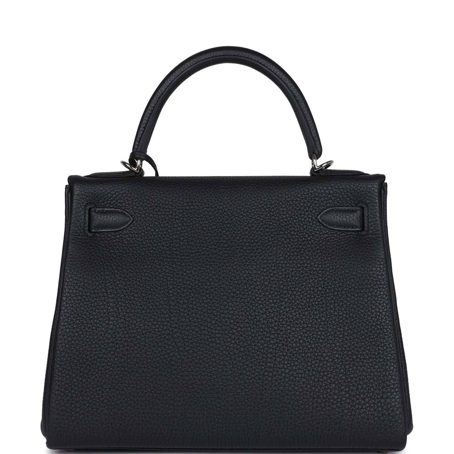 New Hermes Kelly Retourne 28 Black Togo Palladium Hardware