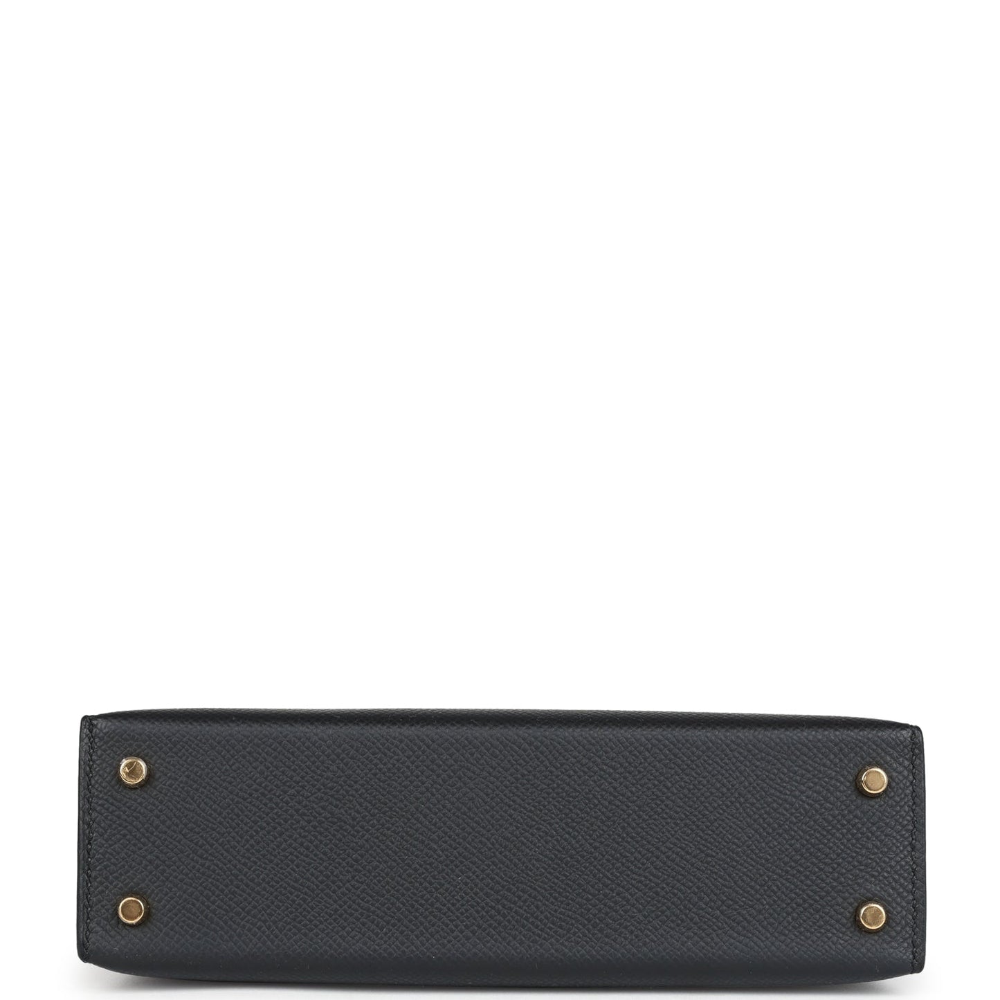 Hermes Kelly Sellier 20 Black Epsom Gold Hardware