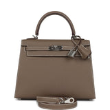 Partial Payment -  Hermes Kelly Sellier 25 Etoupe Epsom Palladium Hardware