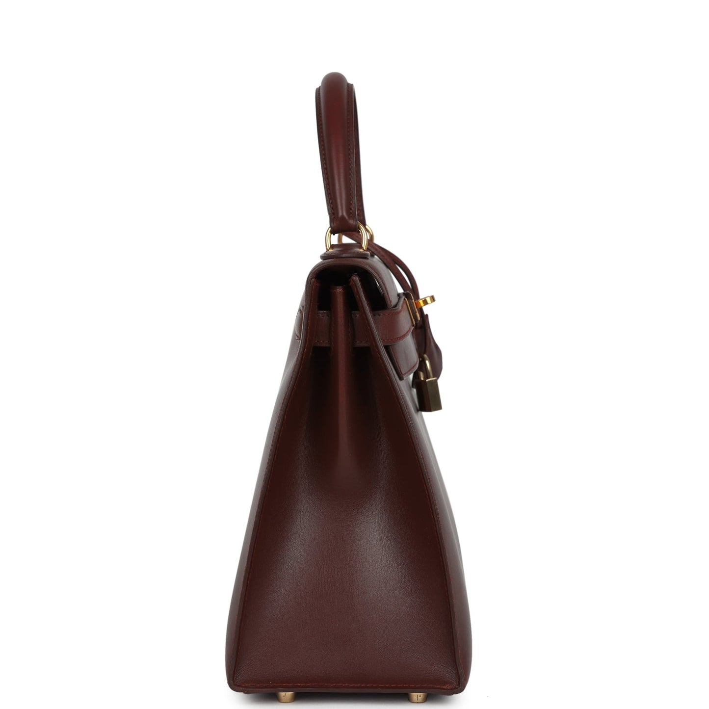 Hermes Kelly Sellier 28 Noisette Box Gold Hardware