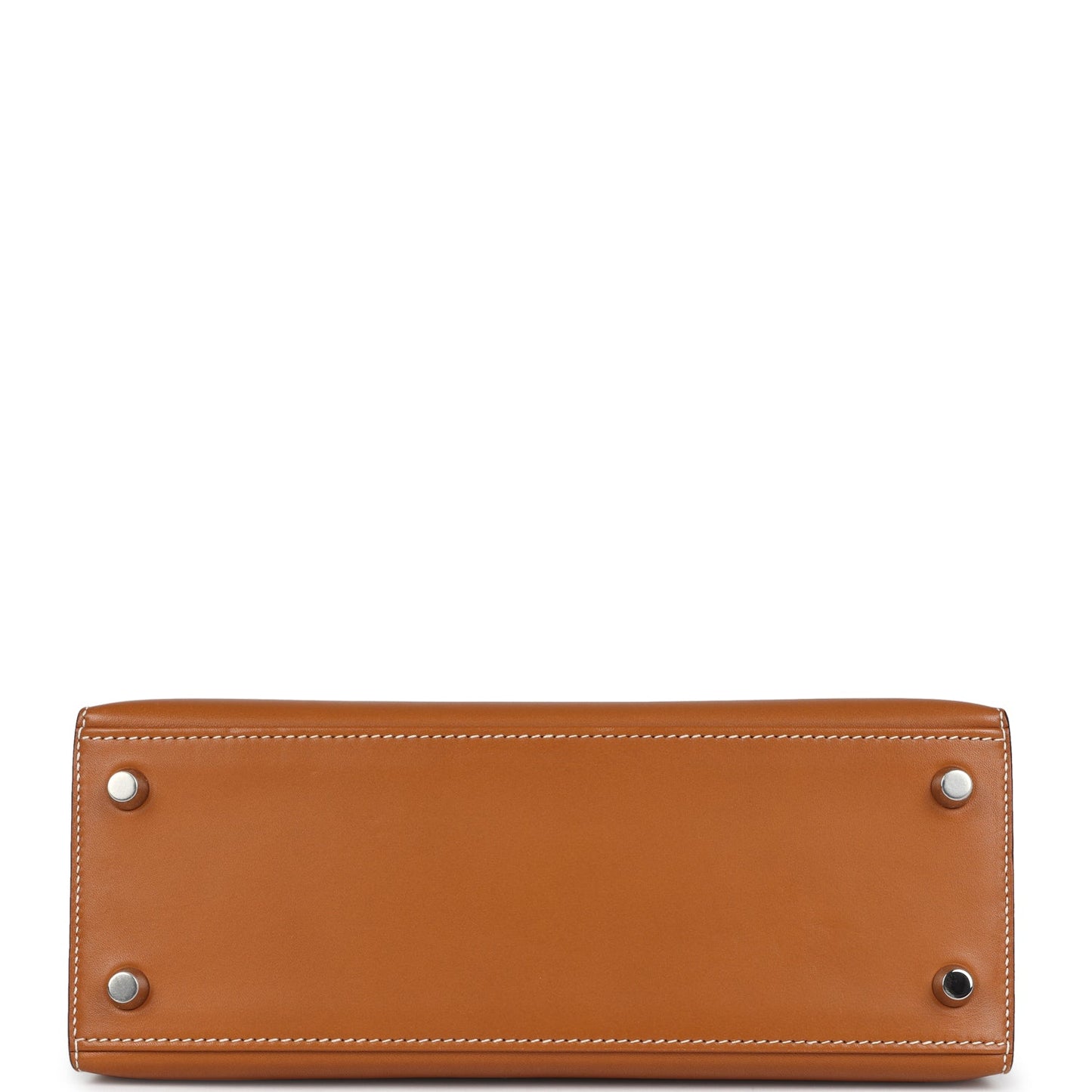 Hermes Kelly Sellier 25 Natural Sable Butler Palladium Hardware